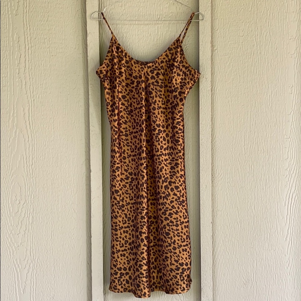 A New Day Cheetah Print Dress. Size M